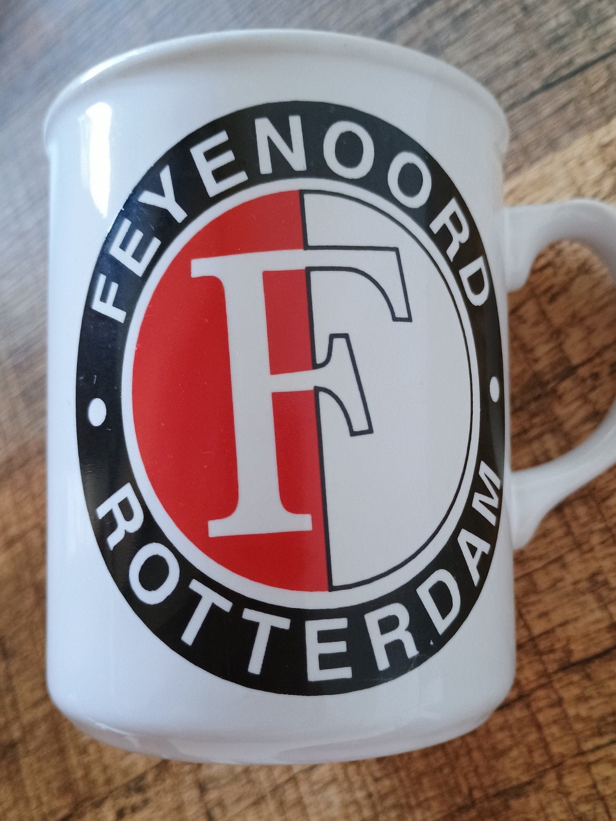 Oude Feyenoord mok - beker, Ophalen of Verzenden, Gebruikt, Feyenoord, Overige typen