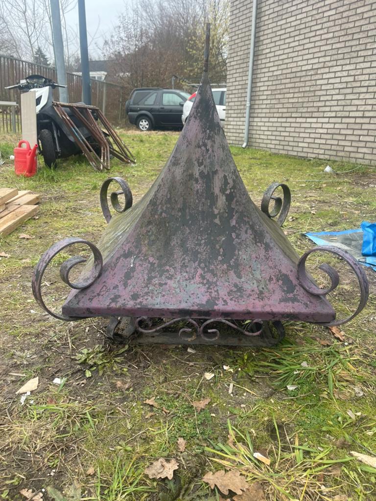 Schoorsteenkap handgemaakt kwaliteit, Ophalen, Steen of Klei, Zwart, 15 m² of meer