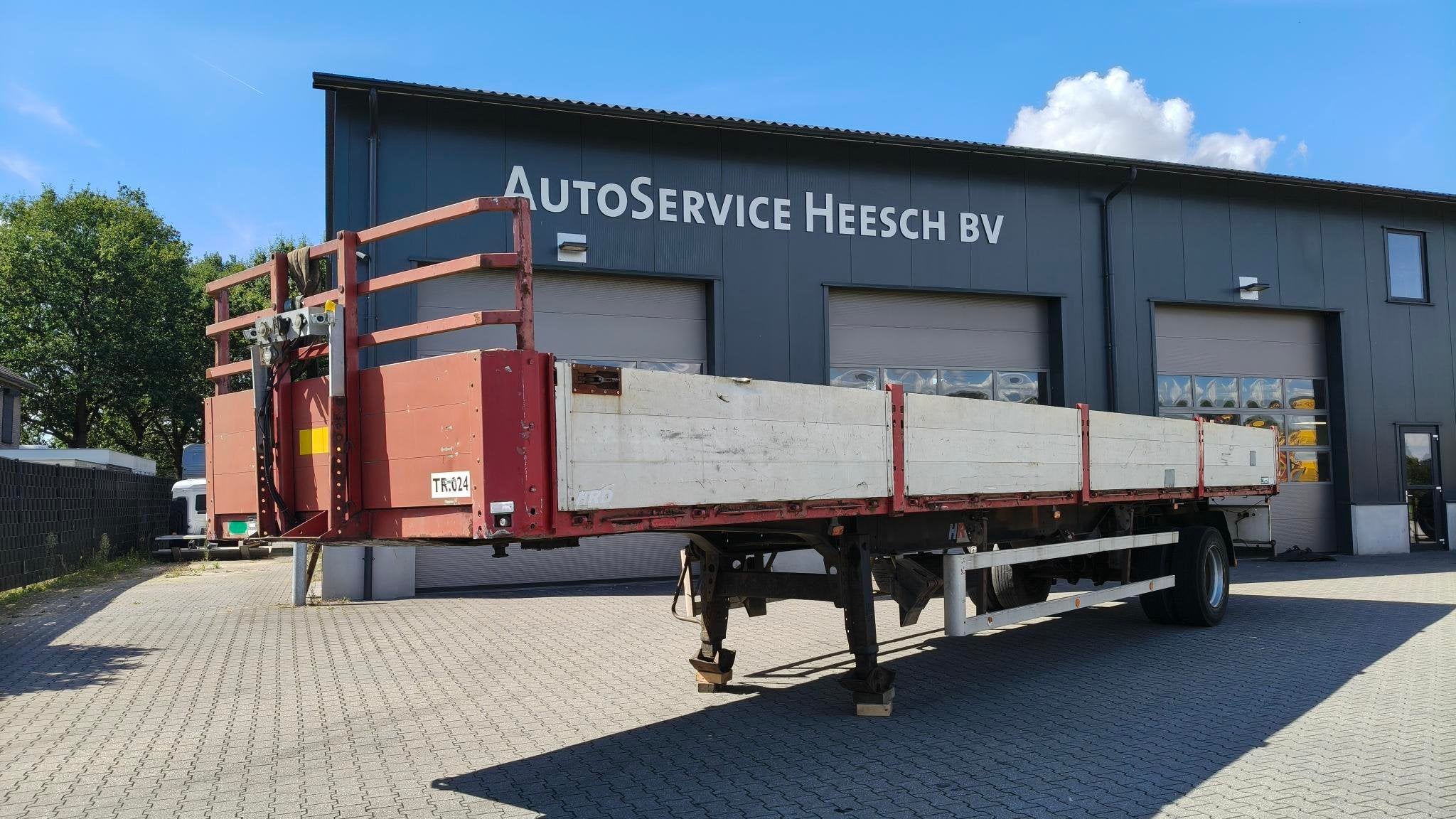 HRD N.T.L. CITY TRAILER ENKEL ASSER - LUCHTVERING - TROMMELR, Auto's, Vrachtwagens, Overige brandstoffen, Origineel Nederlands
