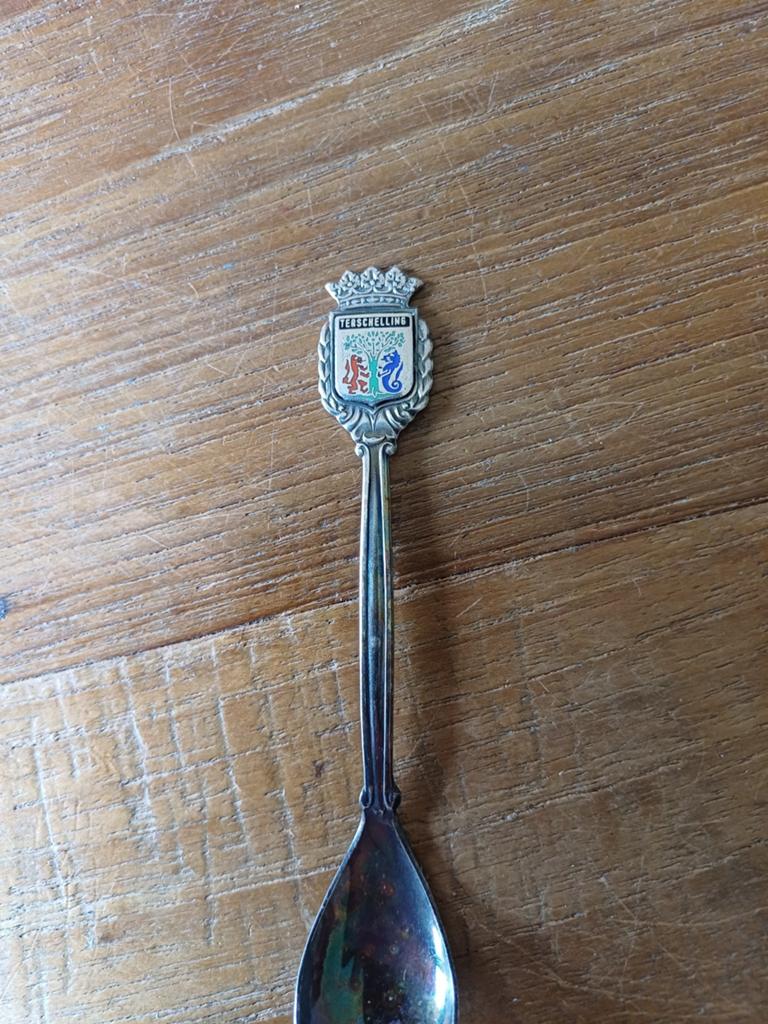 Lepeltje van Terschelling wapen, Antiek en Kunst, Ophalen of Verzenden