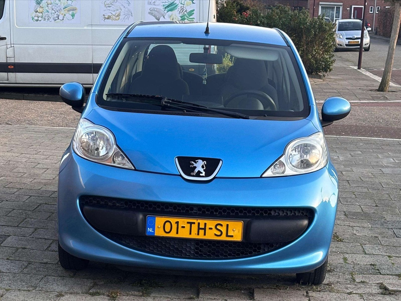 Peugeot 107 1.0 12V 3DR 2006 Blauw, Auto's, Peugeot, Voorwielaandrijving, Stof, Achteruitrijcamera, 765 kg