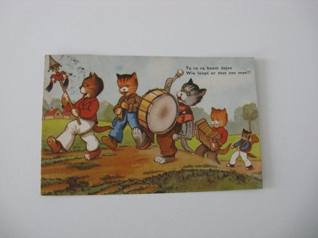 3 kinder ansichtkaarten met onder andere, Verzamelen, Ophalen of Verzenden, Voor 1920, Gelopen