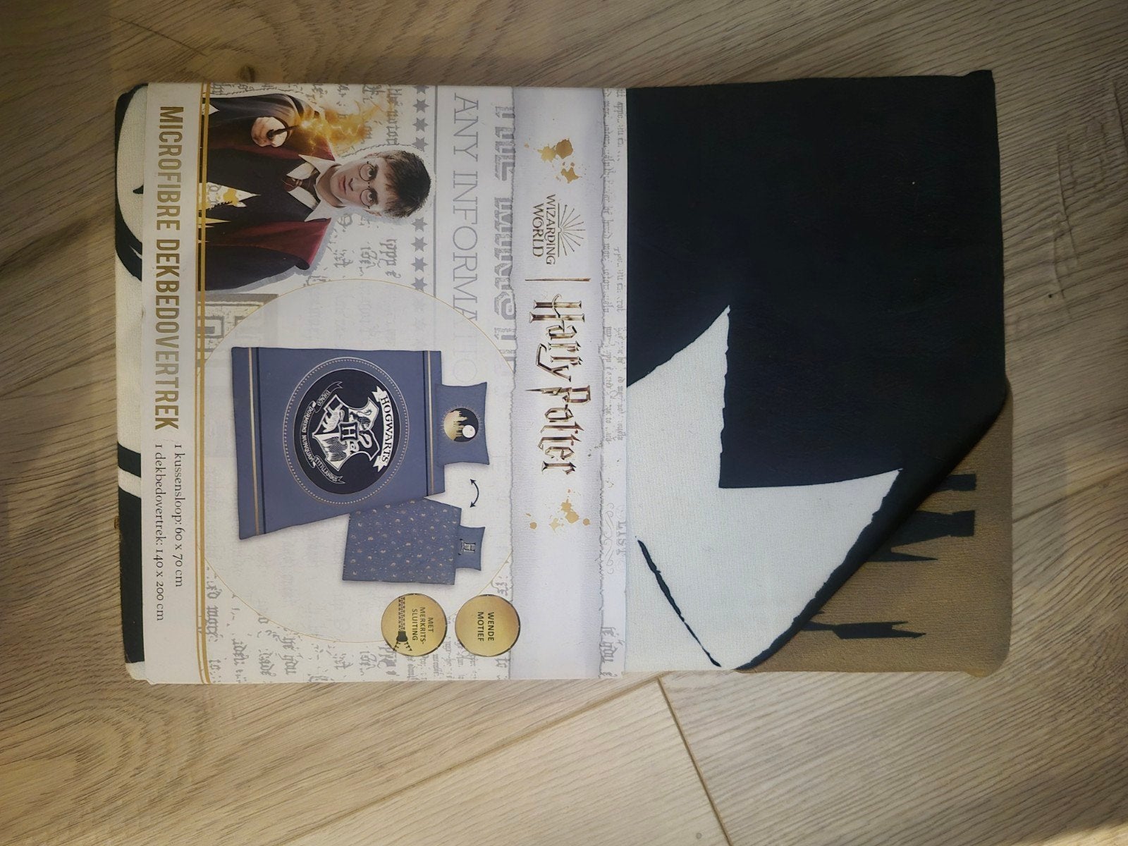 Nieuw Harry Potter Microvezel Dekbedovertrek - Eenpersoons, Ophalen, Eenpersoons, Meerkleurig, Dekbedovertrek