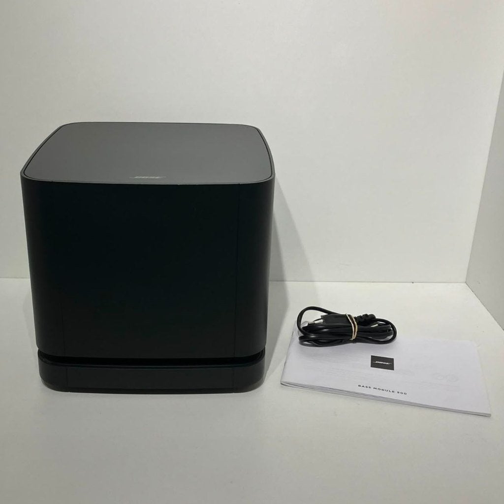 Bose Bass Module 500 Subwoofer met Boekje ZGAN, Ophalen, Zo goed als nieuw