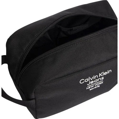 Calvin Klein Jeans Toilettas Zwart - Nieuw, Sieraden, Tassen en Uiterlijk, Toilettassen, Ophalen of Verzenden, Nieuw, Zwart, Heer of Dame