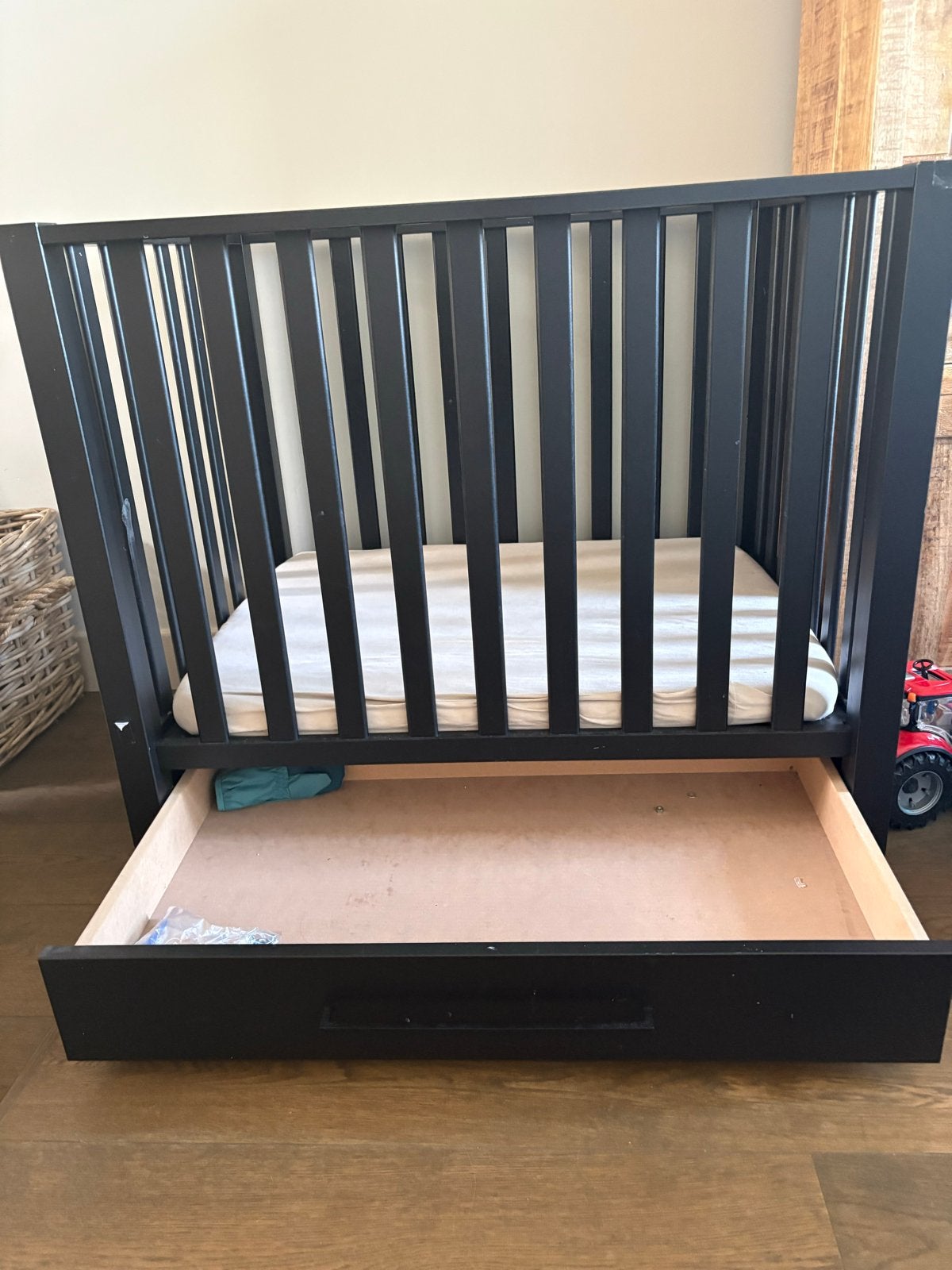 Babybox, Ophalen, Gebruikt, Rechthoekig, In hoogte verstelbaar