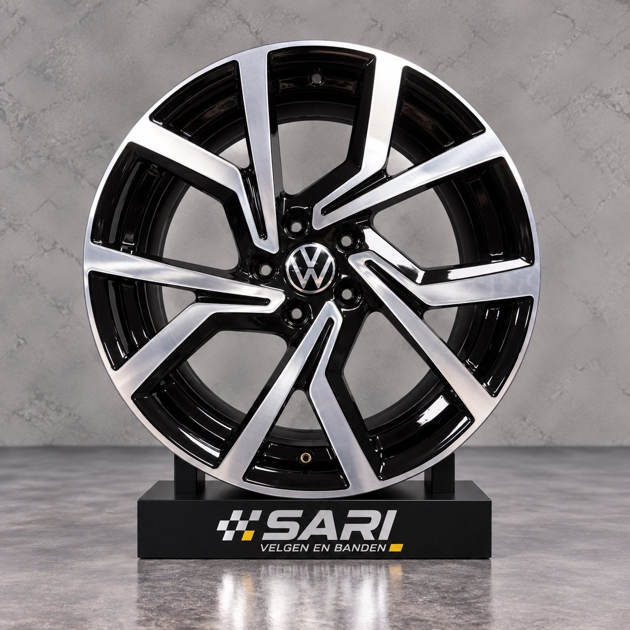 VOLKSWAGEN BRESCIA R-LINE VELGEN-17/18/19 INCH | 2 kleuren, Auto-onderdelen, 19 inch, Nieuw, Ophalen of Verzenden, Zomerbanden