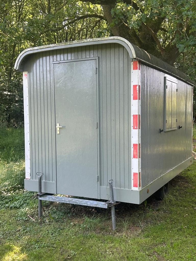 Pipowagen, Ophalen, 250 tot 500 cm, 2 ramen, Hout