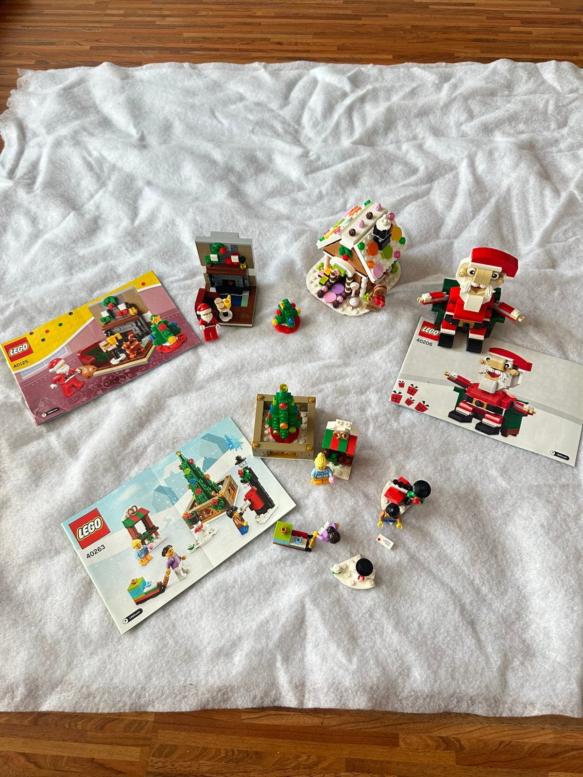 Lego 40125 40253 40206 en peperkoeken huisje