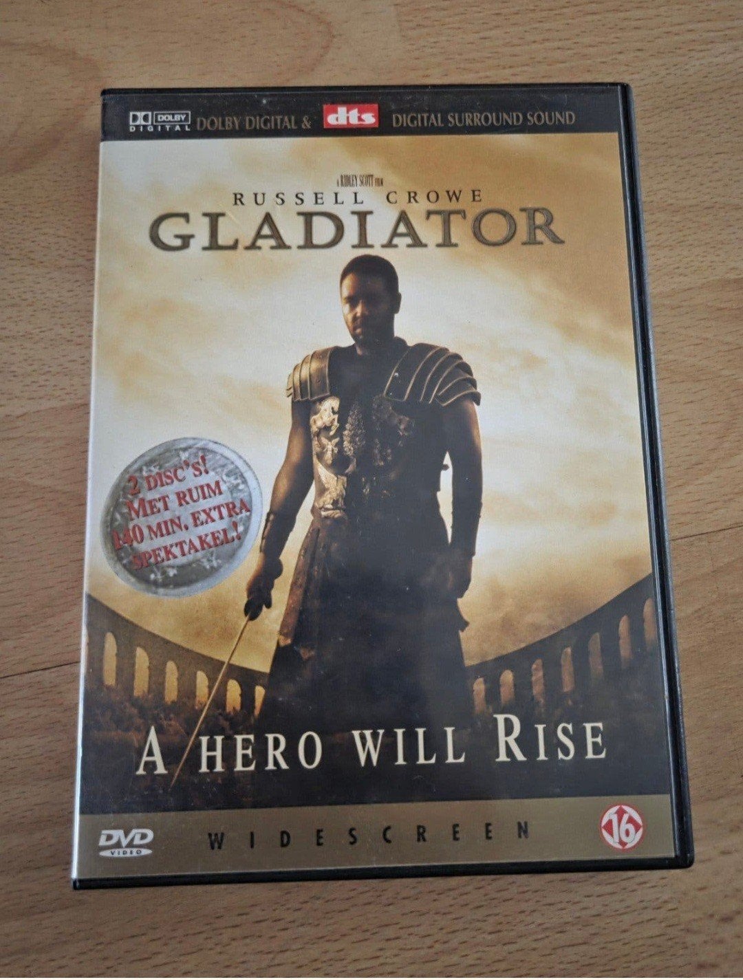 Gladiator, Vanaf 16 jaar, Ophalen of Verzenden, Zo goed als nieuw