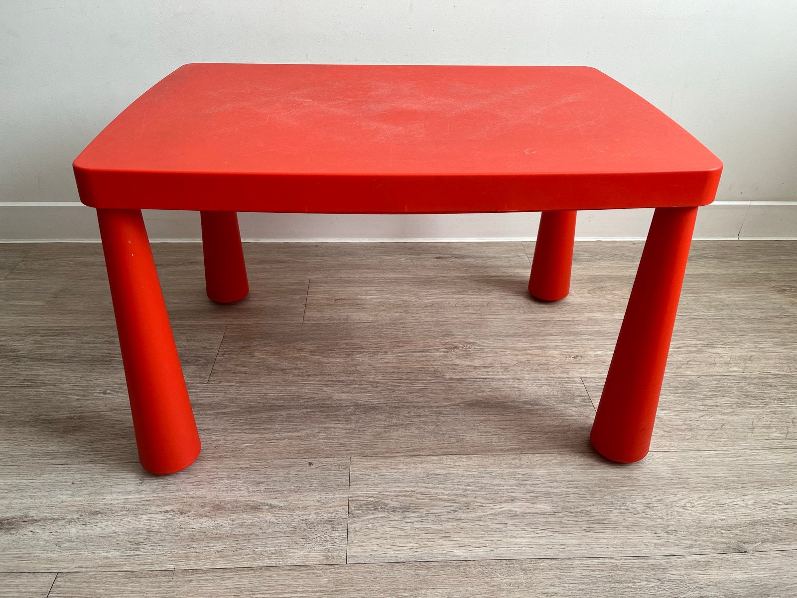 Ikea kinder tafel en stoelen set rood, Ophalen, Gebruikt, Tafel(s) en Stoel(en)