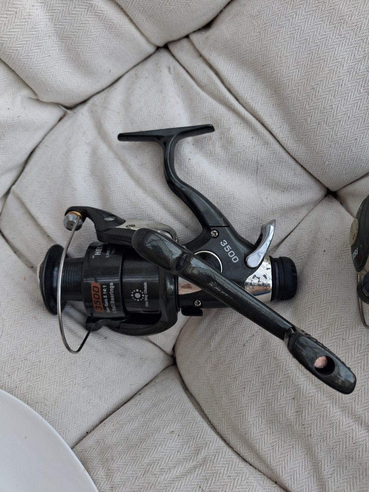 Helius Runner 3500 Vis molen met 3 kogellagers, Watersport en Boten, Ophalen, Gebruikt, Molen