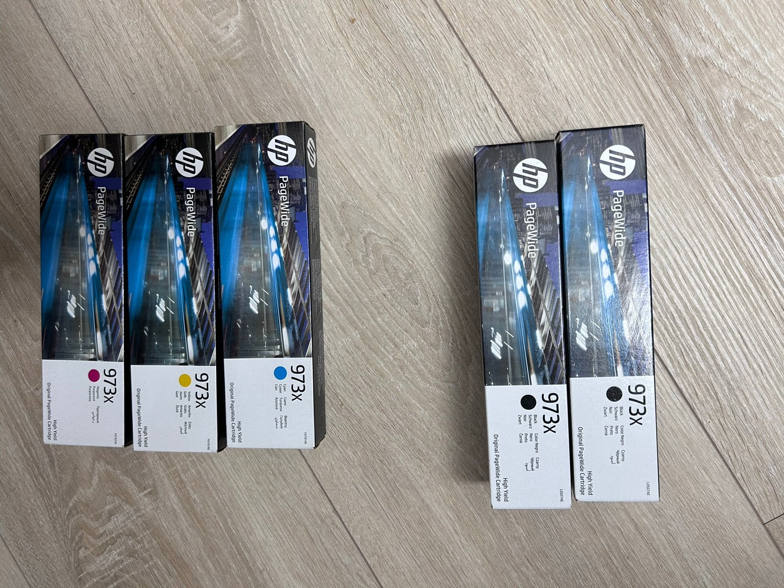 Nieuwe HP PageWide 973X Cartridges (set van 5), Computers en Software, Ophalen of Verzenden, Nieuw, Cartridge