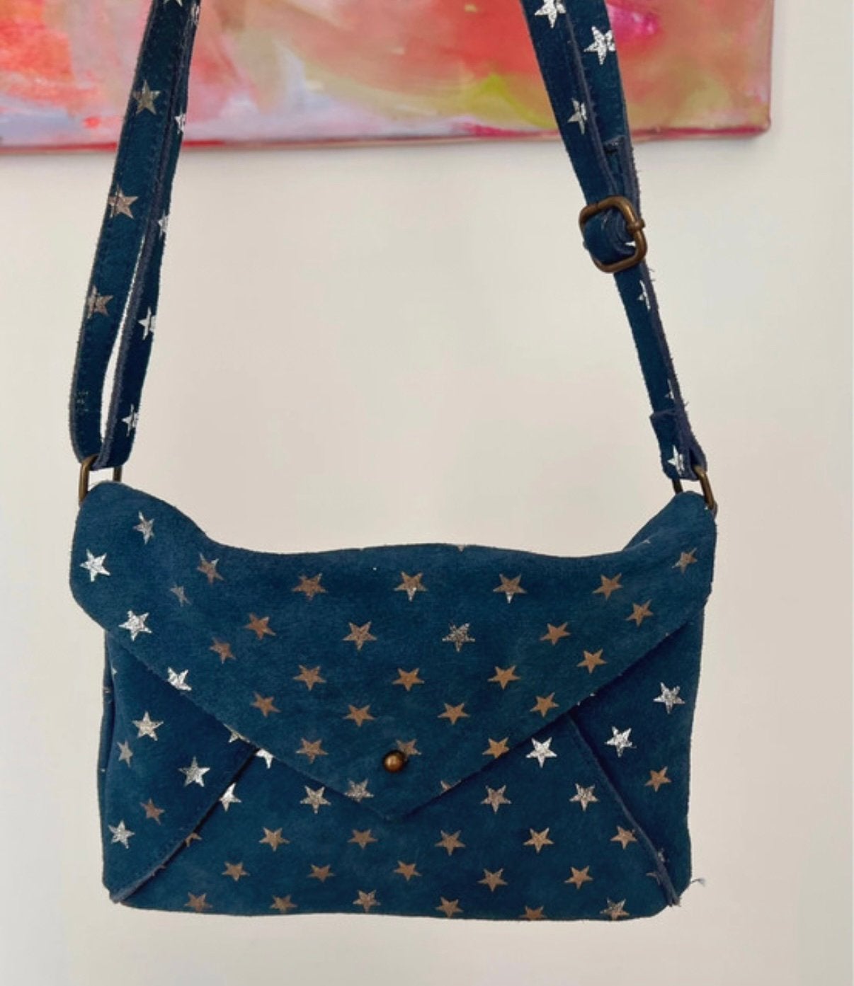 Free People stars tas, Sieraden, Tassen en Uiterlijk, Tassen | Damestassen, Ophalen of Verzenden, Nieuw, Blauw