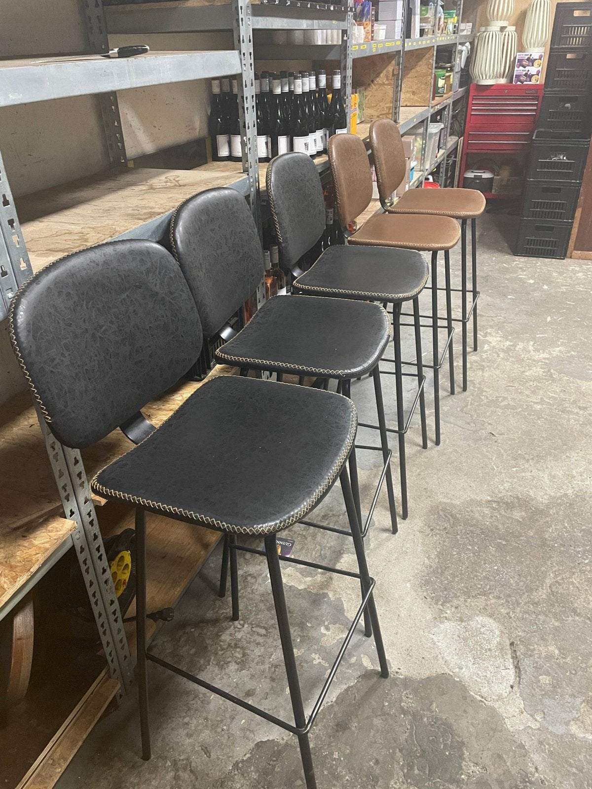 Stoel Bar Stoel, Ophalen, Gebruikt, 60 tot 90 cm, 1 kruk