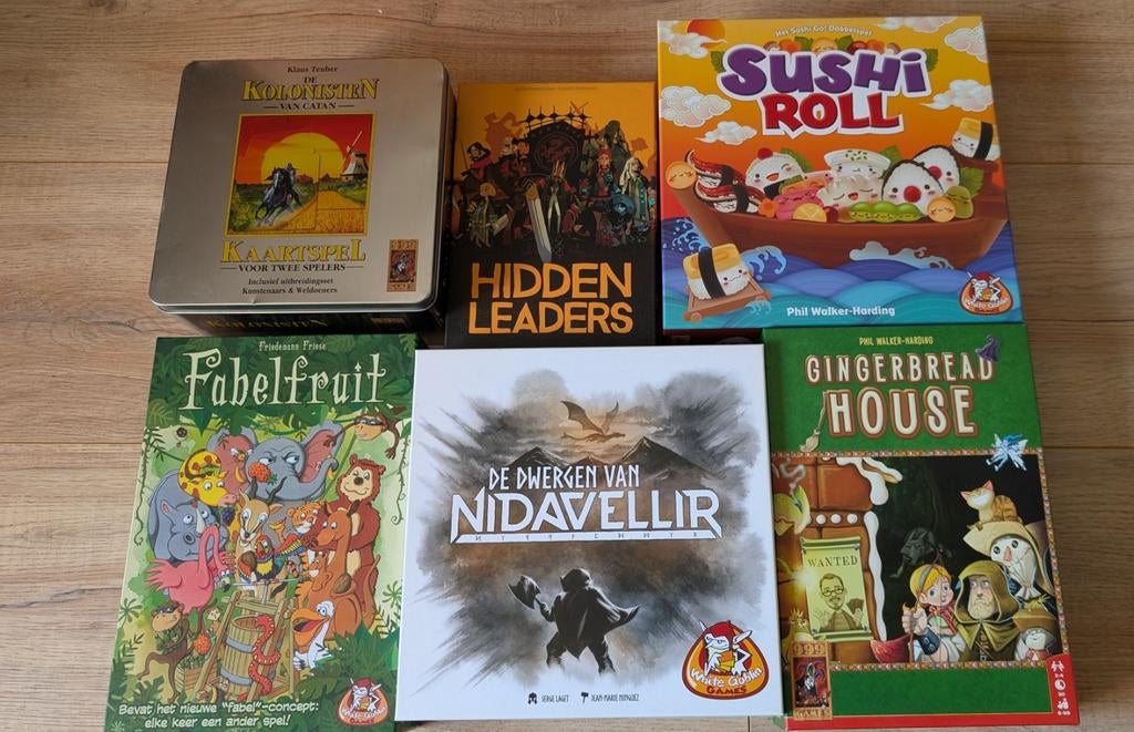 Diverse bordspellen in zeer goede staat, Vijf spelers of meer, Ophalen of Verzenden, Zo goed als nieuw, 999 Games, White Goblin Games