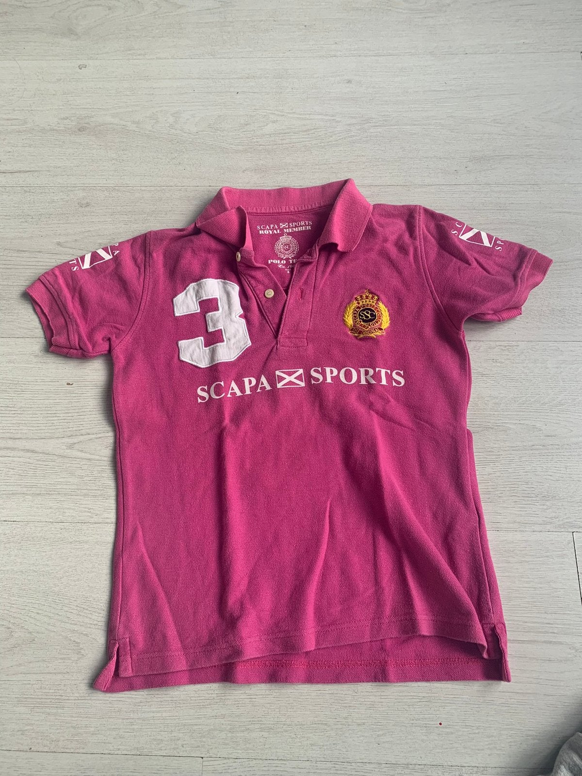 Scapa shirt maat 128, Ophalen, Zo goed als nieuw, Jongen, Shirt of Longsleeve