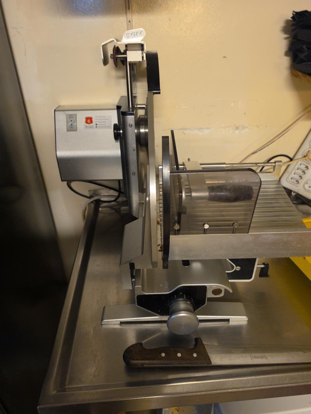 Professionele Snijmachine, Ophalen