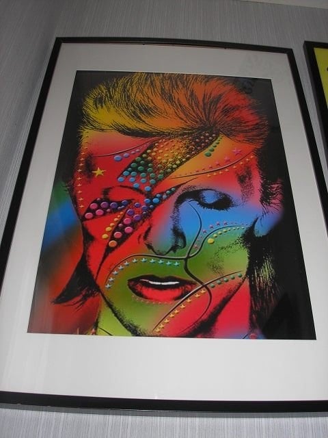 Pop-Art Schilderij David Bowie As Ziggy, Antiek en Kunst, Ophalen of Verzenden