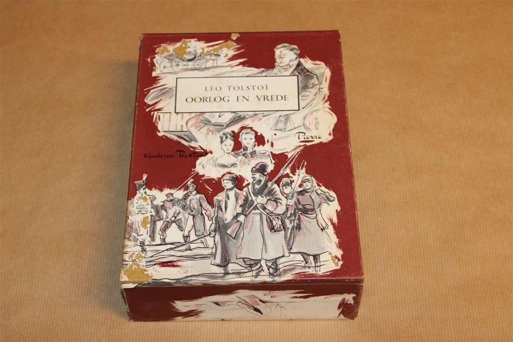 Oorlog en Vrede — Roman van L.N. Tolstoi — ca. 1959, Ophalen of Verzenden, Gelezen