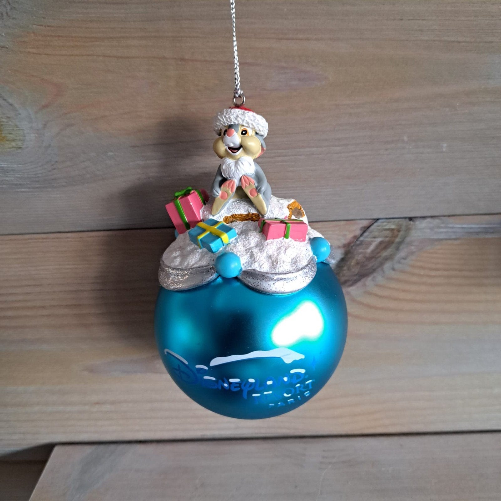 Disney Stampertje kerstbal ornament, Ophalen of Verzenden, Overige figuren, Zo goed als nieuw, Beeldje of Figuurtje