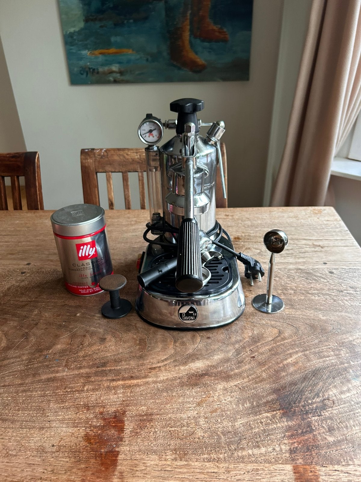 La Pavoni Europiccola Hevelmachine, Witgoed en Apparatuur, Ophalen of Verzenden, Zo goed als nieuw, Espresso apparaat