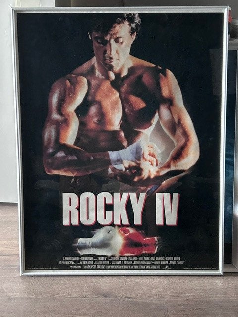 Rocky IV filmposter, Ophalen, Met lijst, Deurposter of groter, Film en Tv