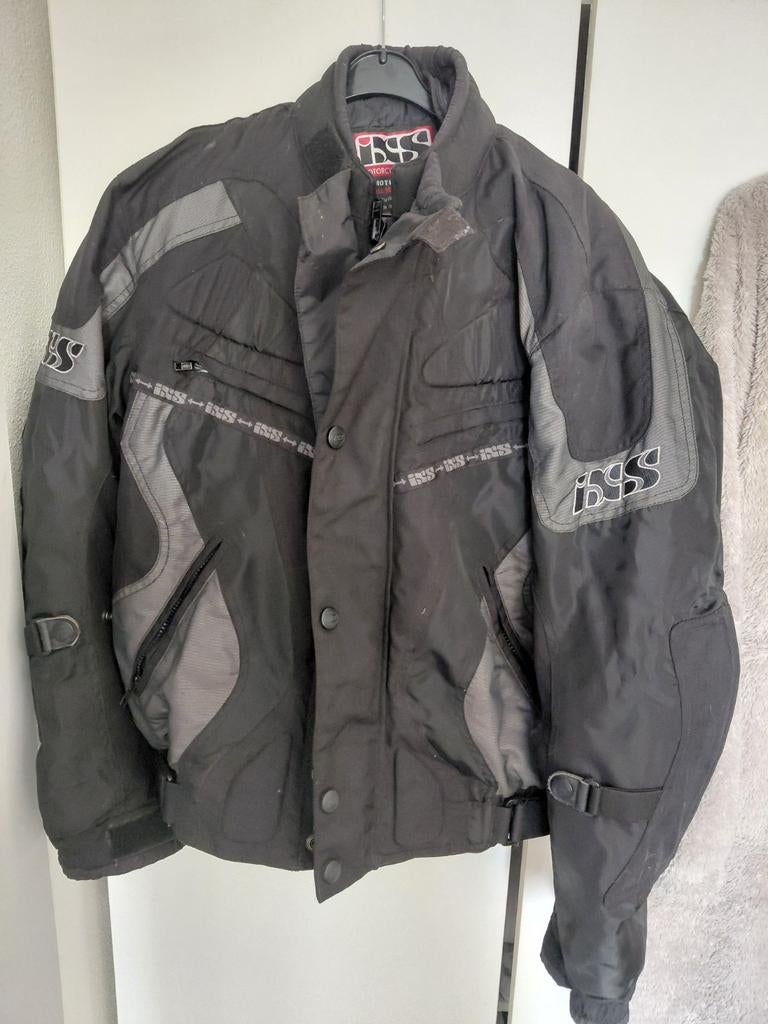 Motorpak jas gevoerd IXS + Broek gevoerd Revolution. Maat L., Ophalen of Verzenden, Tweedehands, Combipak