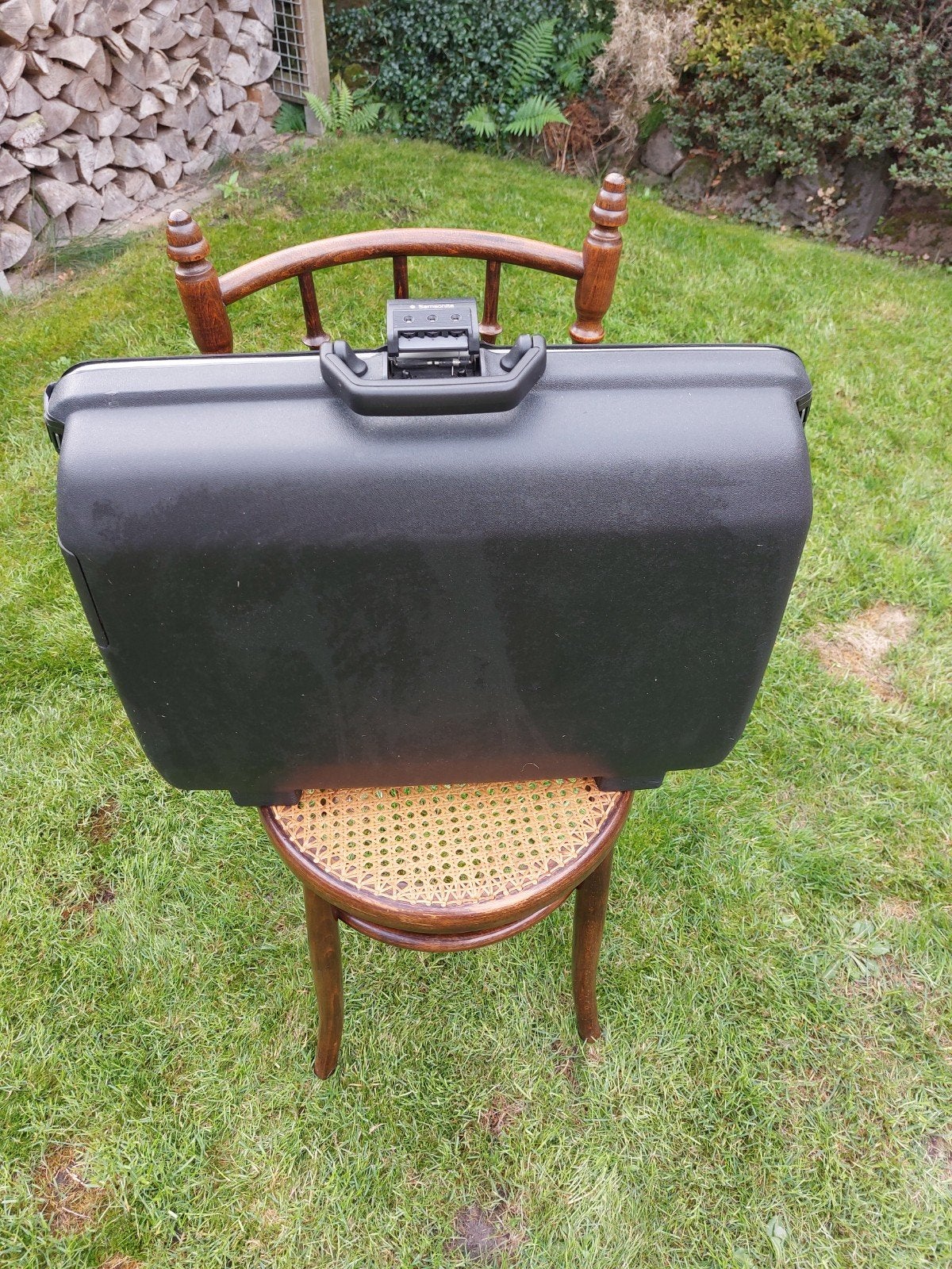 Samsonite Attachékoffer Zwart - Vintage en Robuust, Ophalen, 40 tot 60 cm, Gebruikt, 20 tot 30 cm