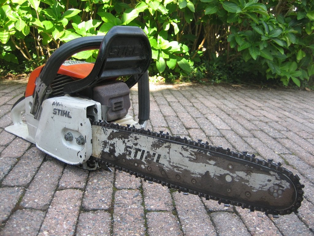 Stihl 028 AV Kettingzaag Motorkettingzaag Benzine, Ophalen, Gebruikt, Overige soorten, Stihl