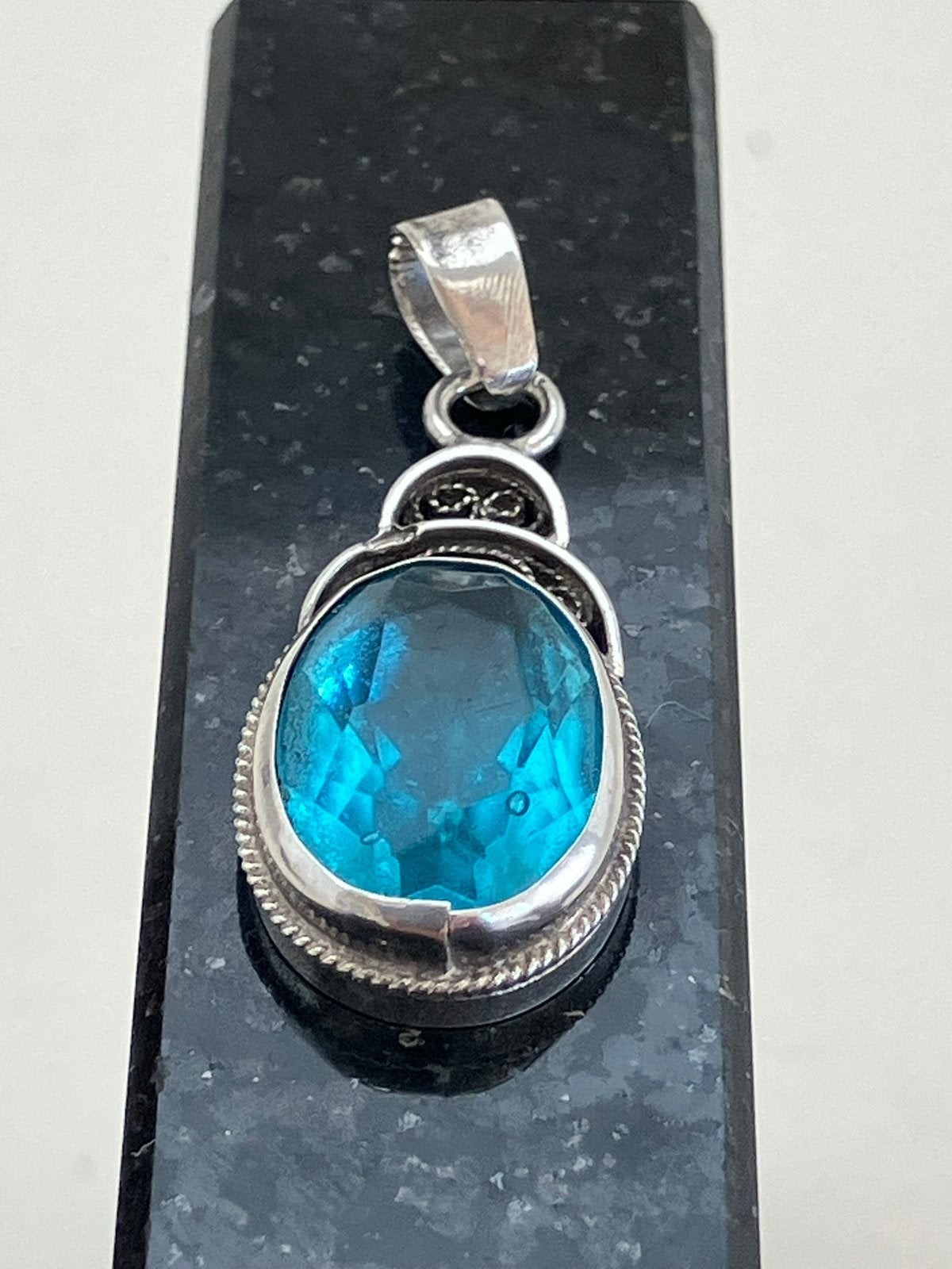 Zilveren hanger met, Ophalen of Verzenden, Zo goed als nieuw, Zilver