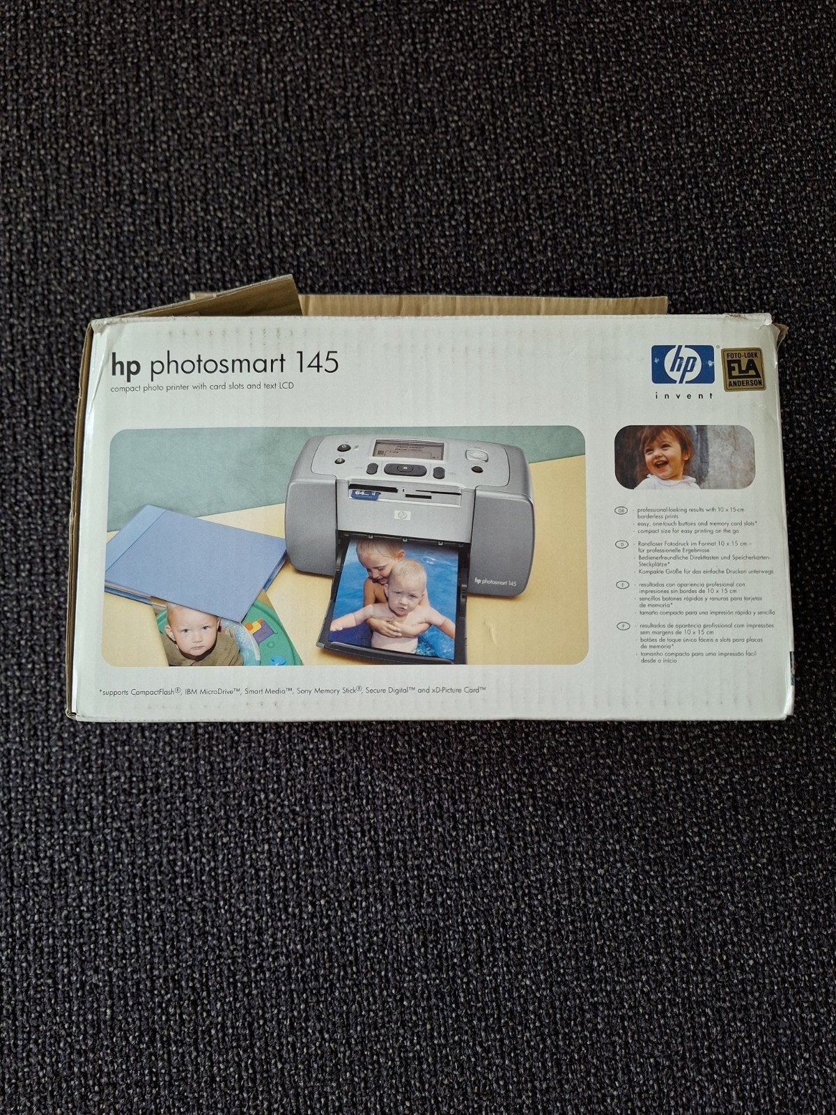 HP Photosmart 145 Compacte Fotoprinter met LCD, Fotoprinter, Inkjetprinter, Kleur printen, Ophalen of Verzenden