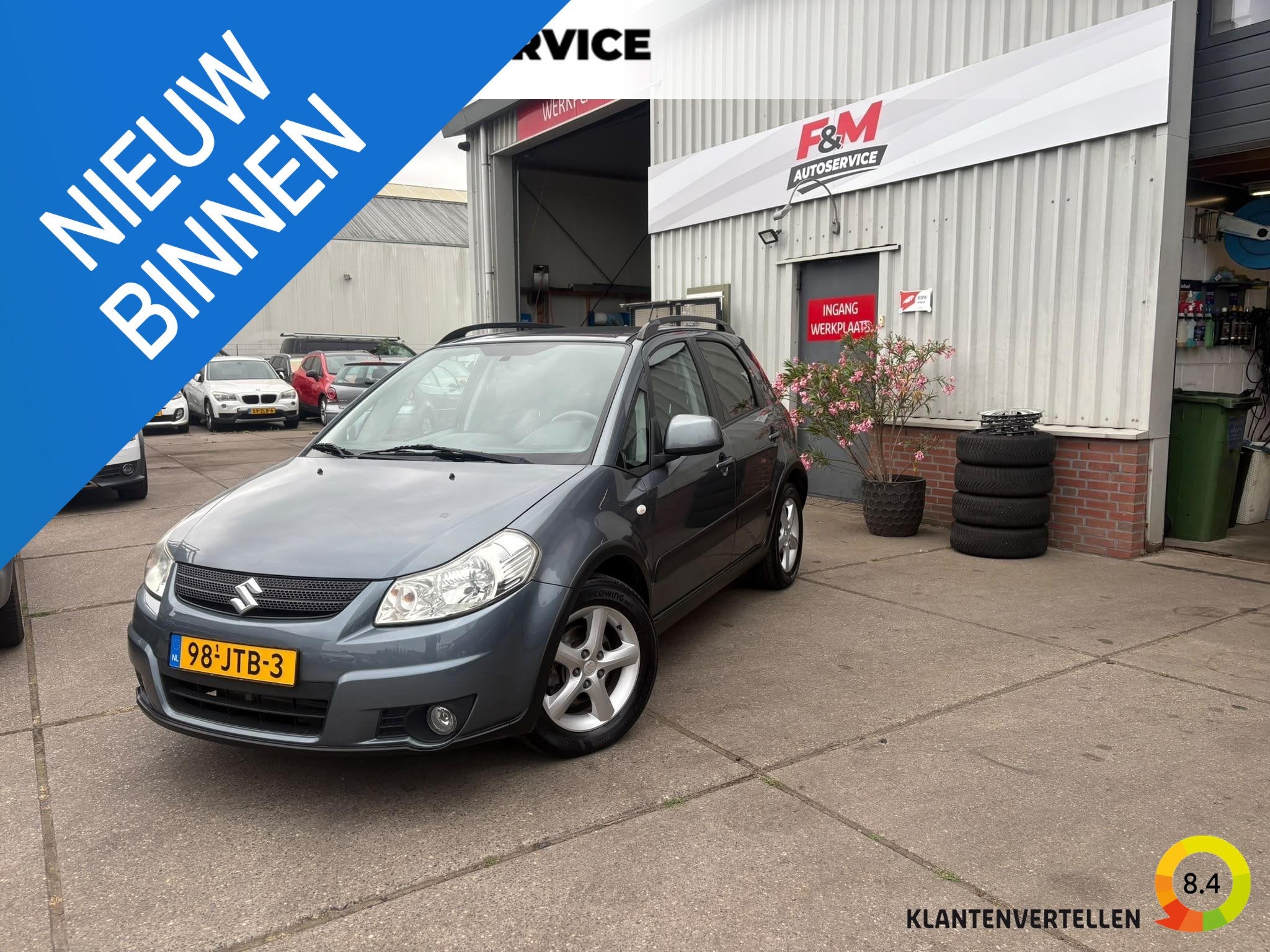 Suzuki SX4 1.6 Shogun Airco, trekhaak, Auto's, Suzuki, Gebruikt, 4 cilinders, 49 €/maand, Origineel Nederlands