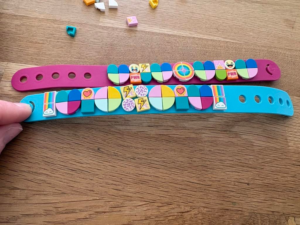 2 lego dots armbanden, Ophalen of Verzenden, Zo goed als nieuw