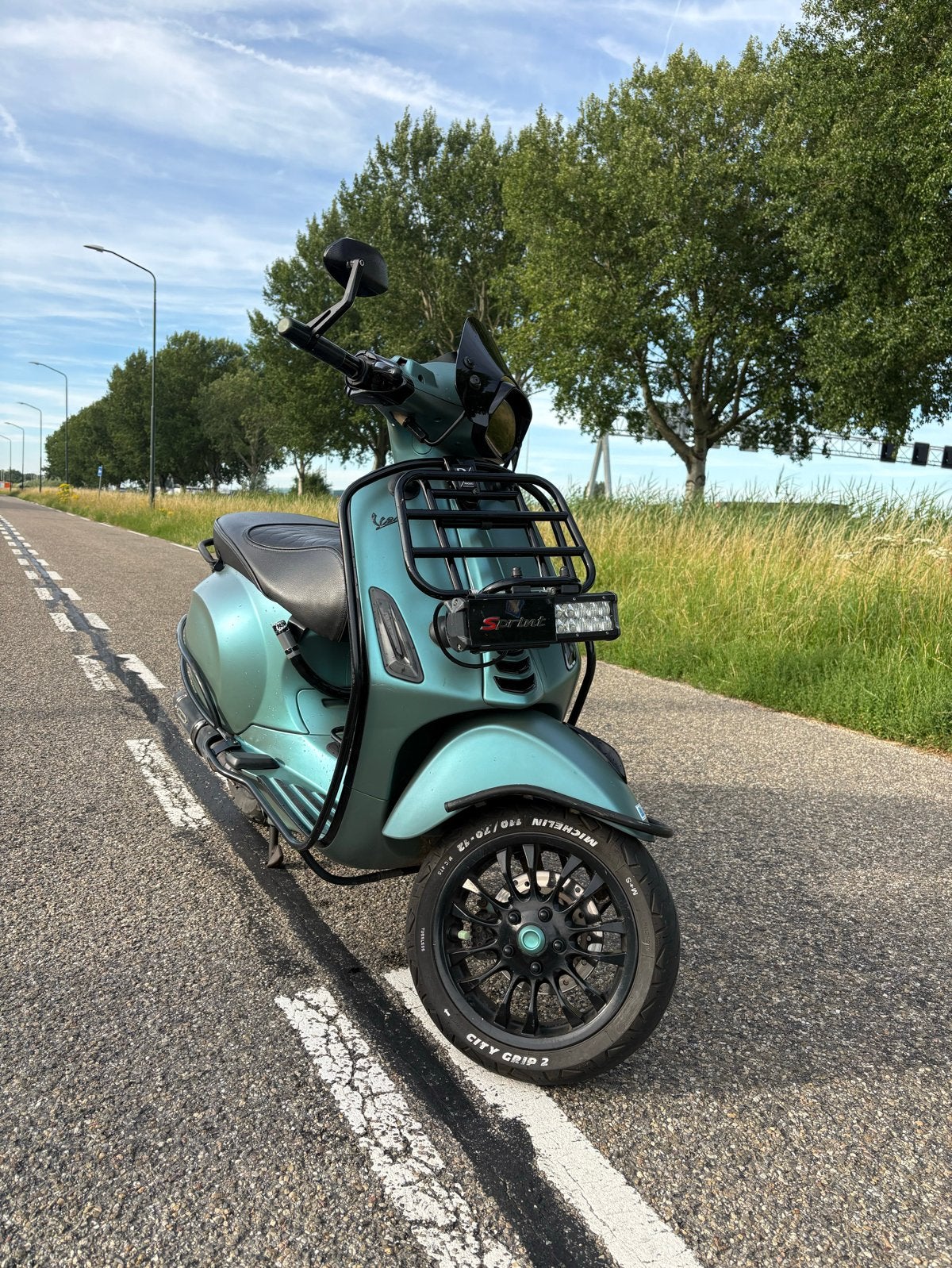 Vespa Sprint 80cc, Fietsen en Brommers, Brommers | Vespa, Gebruikt, Overige modellen, Maximaal 45 km/u, Ophalen