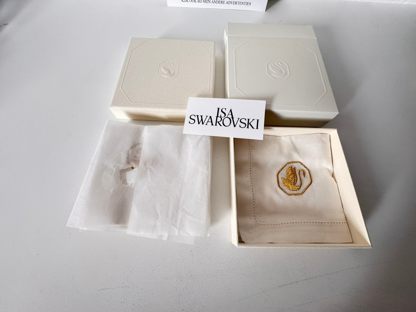 Swarovski CRM Placemats Set - Nieuw in Doos, Ophalen of Verzenden, Nieuw, Sieraad of Horloge