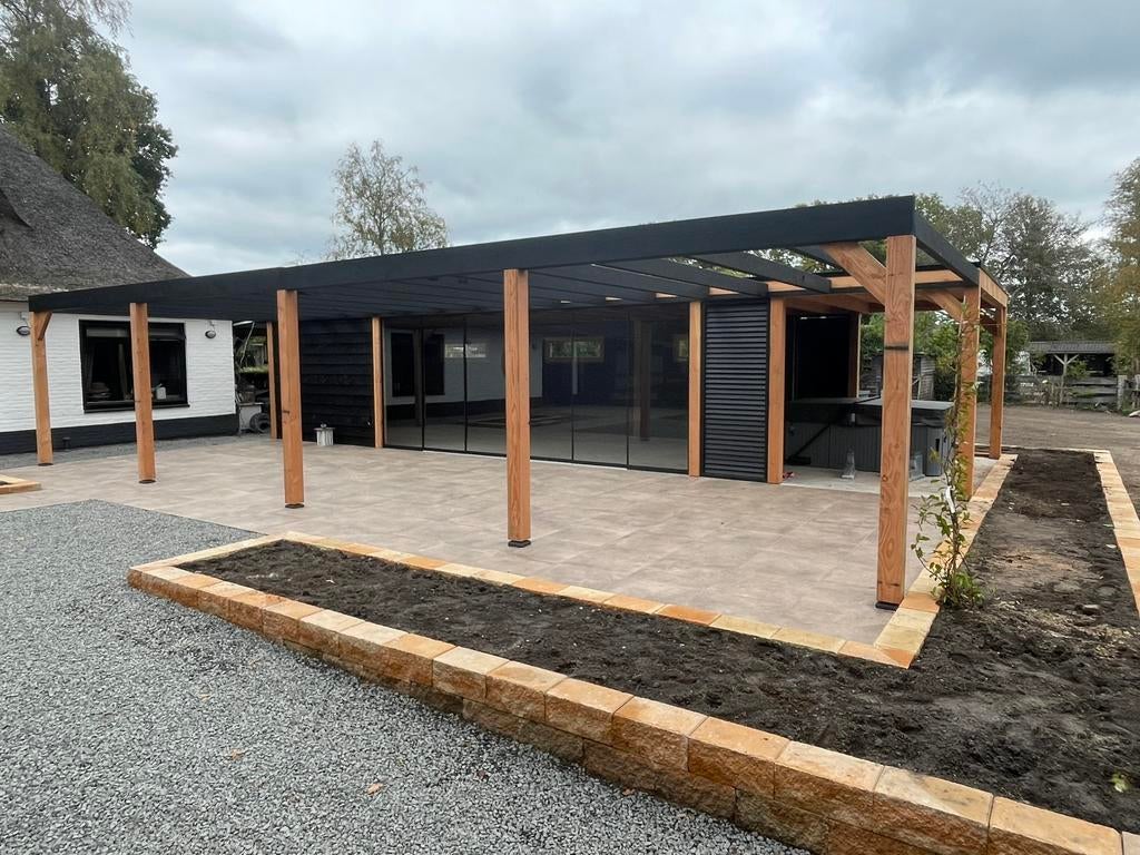 Overkapping - veranda - hekwerk - geplaatst en geleverd, Diensten en Vakmensen, Aannemers, Garantie, Nieuwbouw of Opbouw