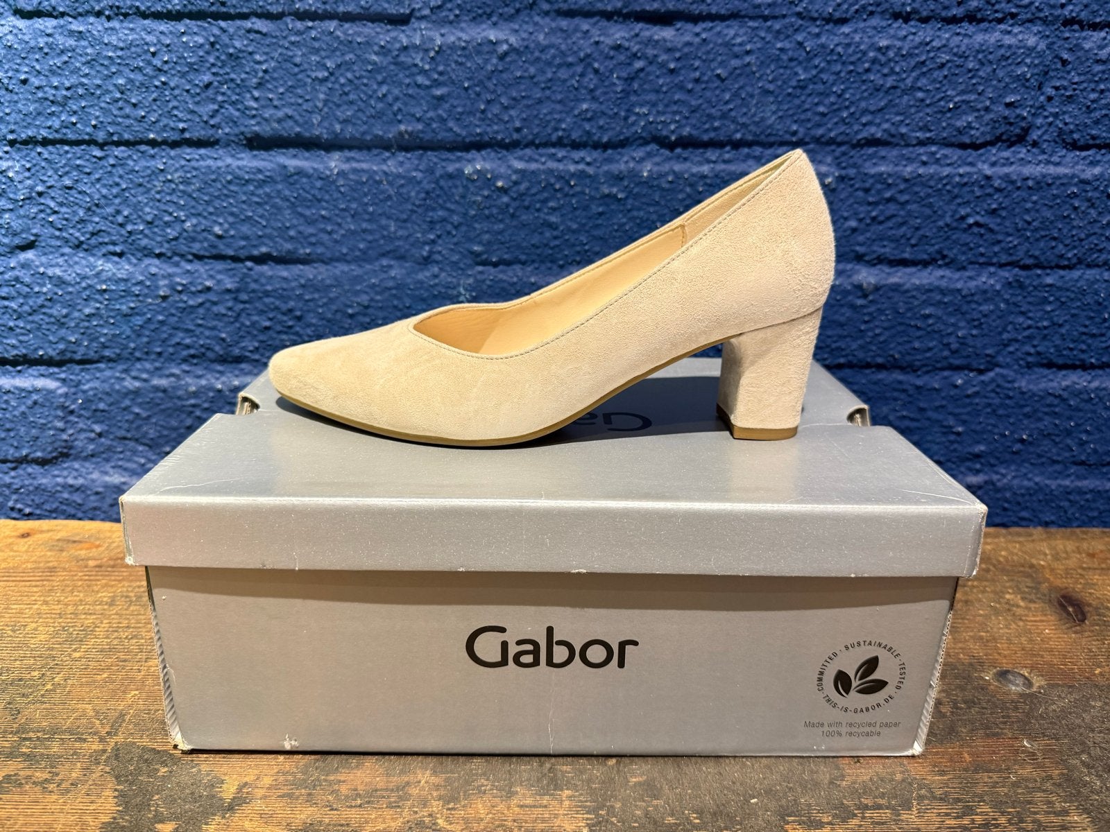 Gabor maat 38, Pumps, Beige, Nieuw, Ophalen of Verzenden