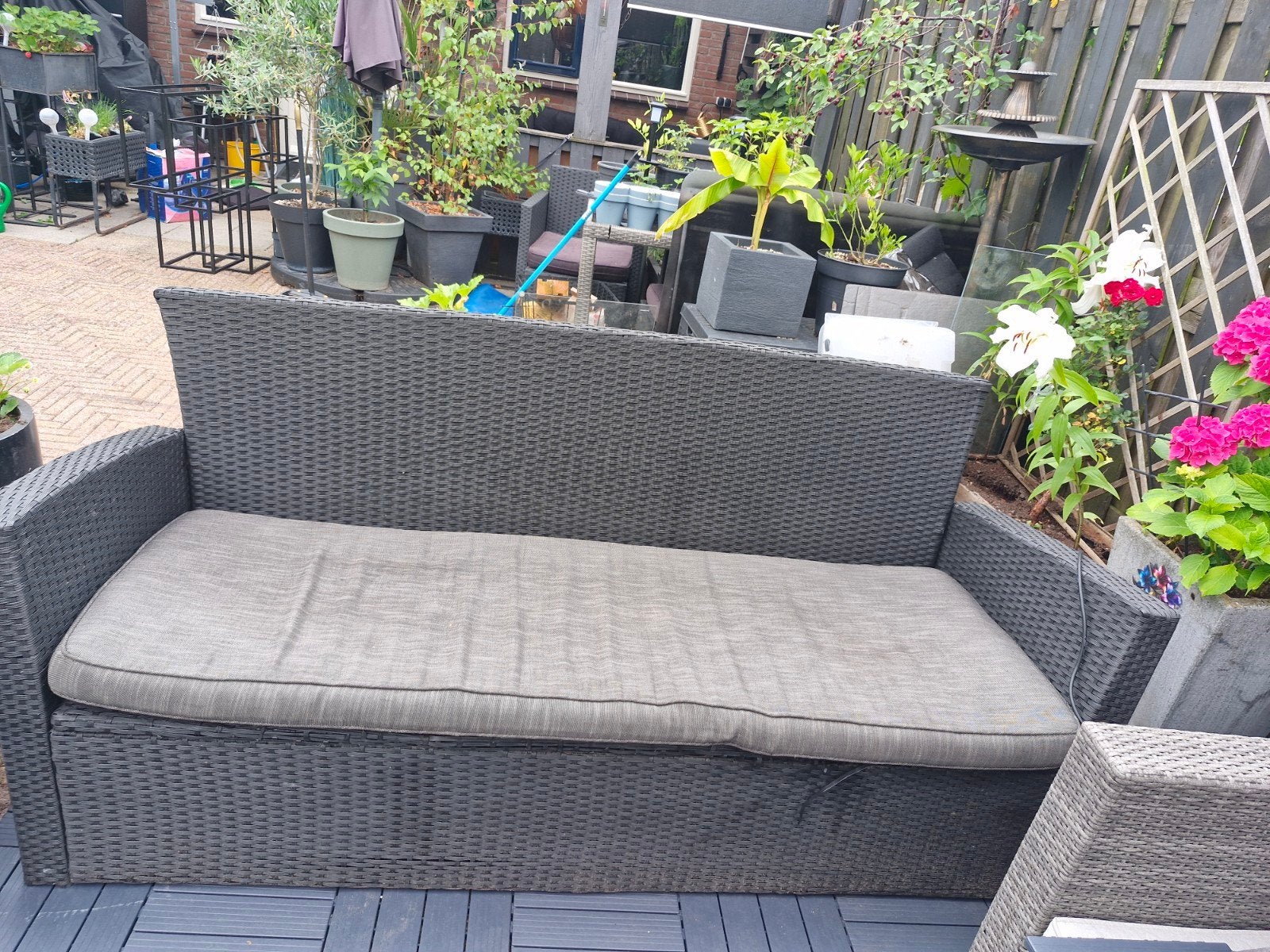 Gratis af te halen: Wicker bank voor de liefhebber, Tuin en Terras, Ophalen