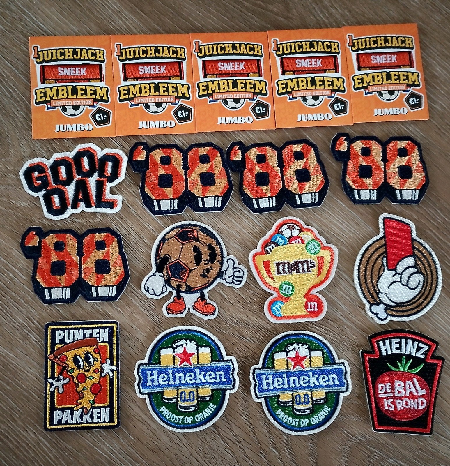 Jumbo Juichemblemen., Ophalen, Nieuw
