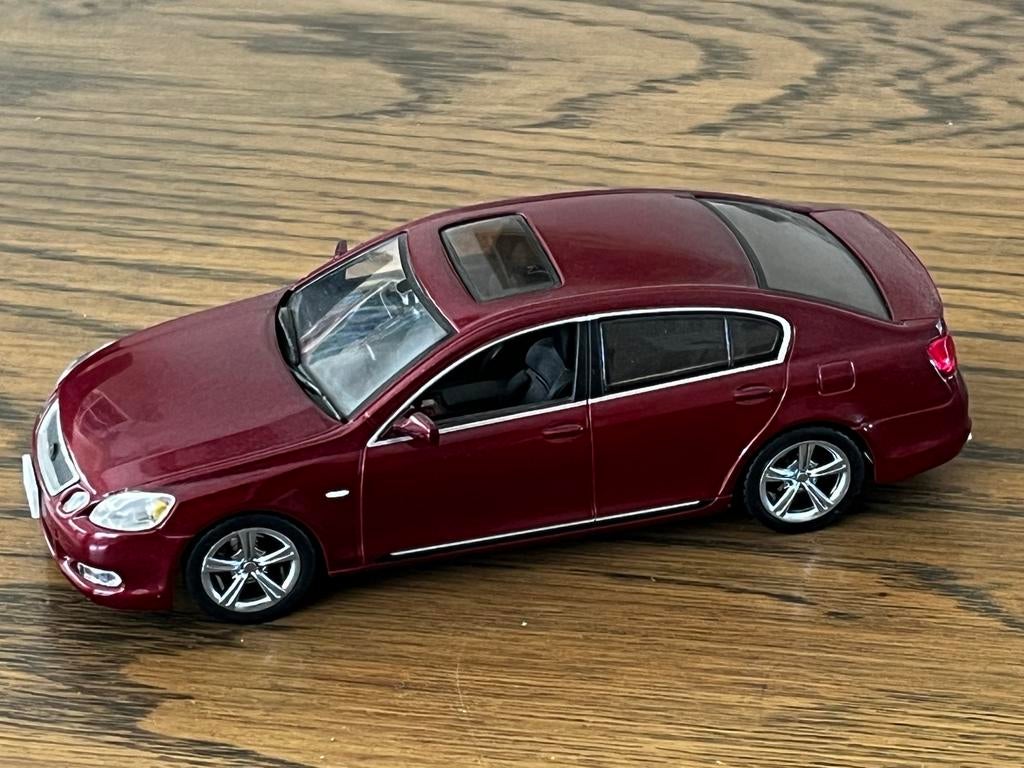 J-Collection Lexus GS 430 rood/bruin, Hobby en Vrije tijd, Modelauto's | 1:43, Zo goed als nieuw, Auto, Overige merken, Ophalen of Verzenden
