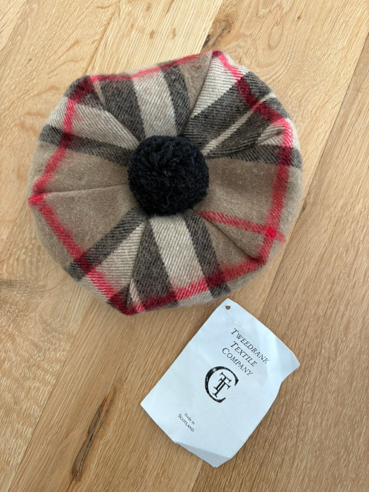 Tweedbank baret uit schotland, Ophalen of Verzenden, Nieuw