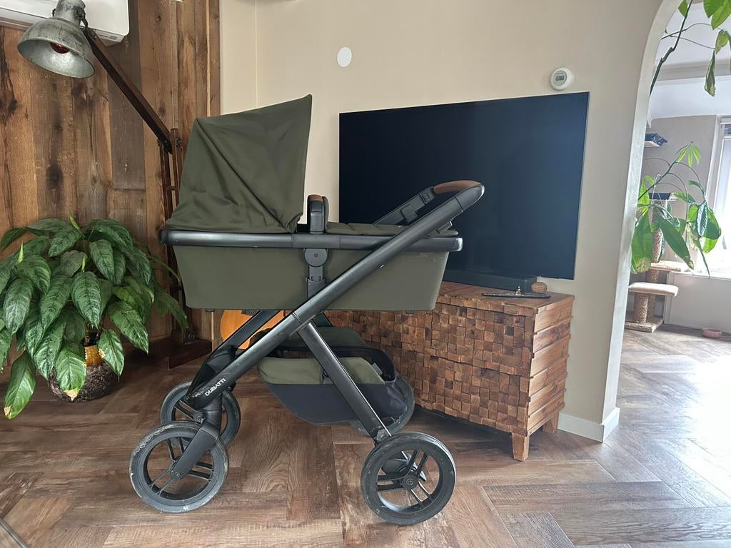 Dubatti Two kinderwagen - Groen compleet, Overige merken, Gebruikt, Ophalen of Verzenden, Combiwagen