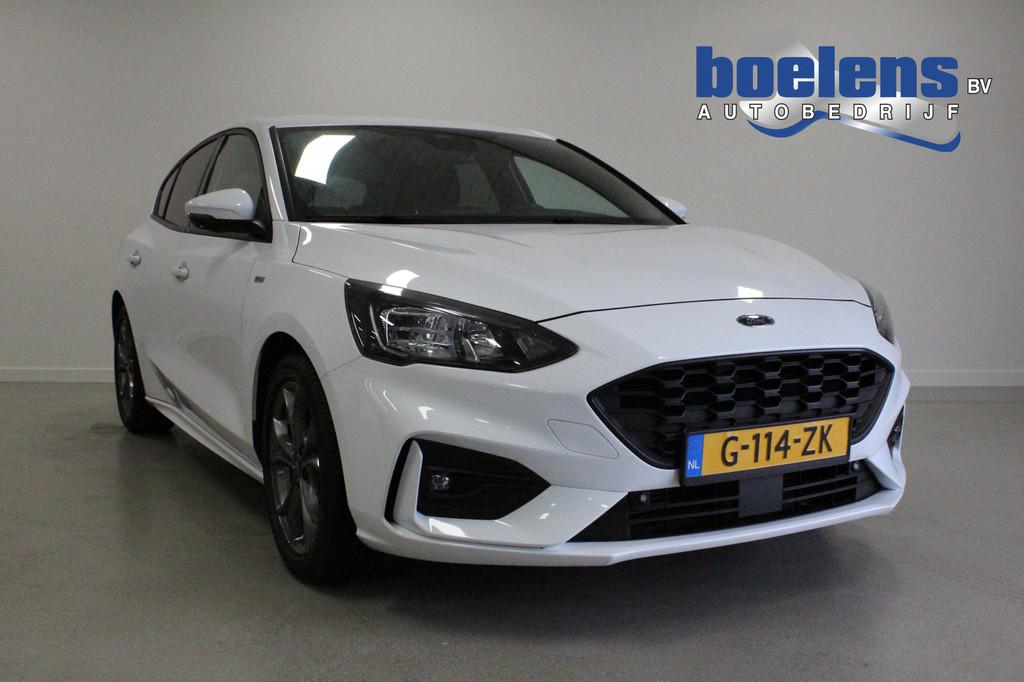 Ford Focus 1.0 EcoBoost ST Line Business | PDC-V/A | NAVIGAT, Stof, Gebruikt, Wit, Origineel Nederlands