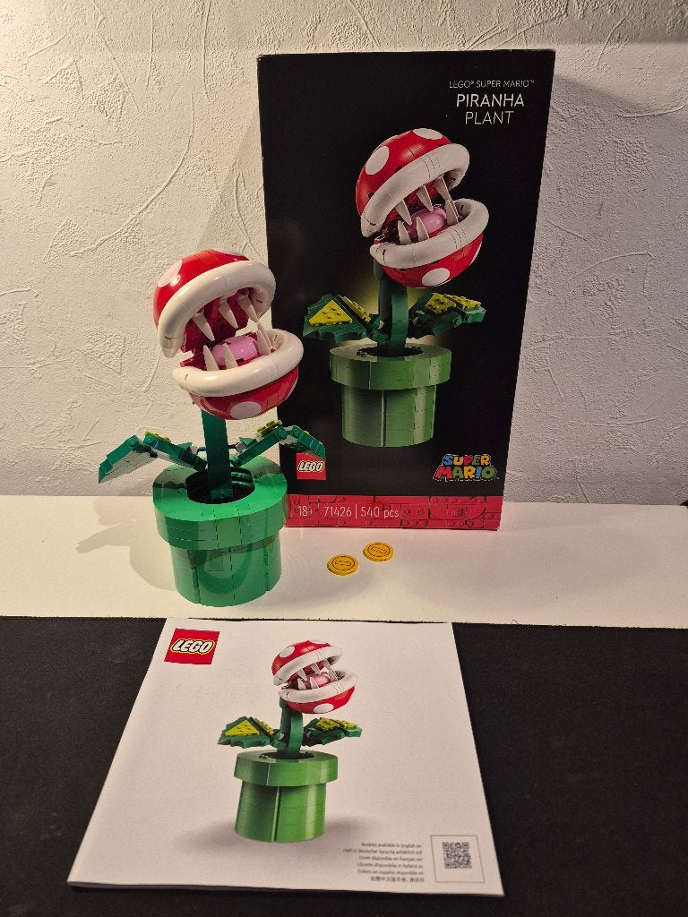 Lego Super Mario 71426 Piranha Plant, Inclusief instructies, Gebruikt, Overige thema's, Lego