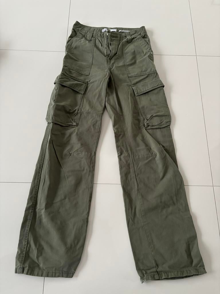 Bershka broek, Ophalen of Verzenden, Gedragen, Groen
