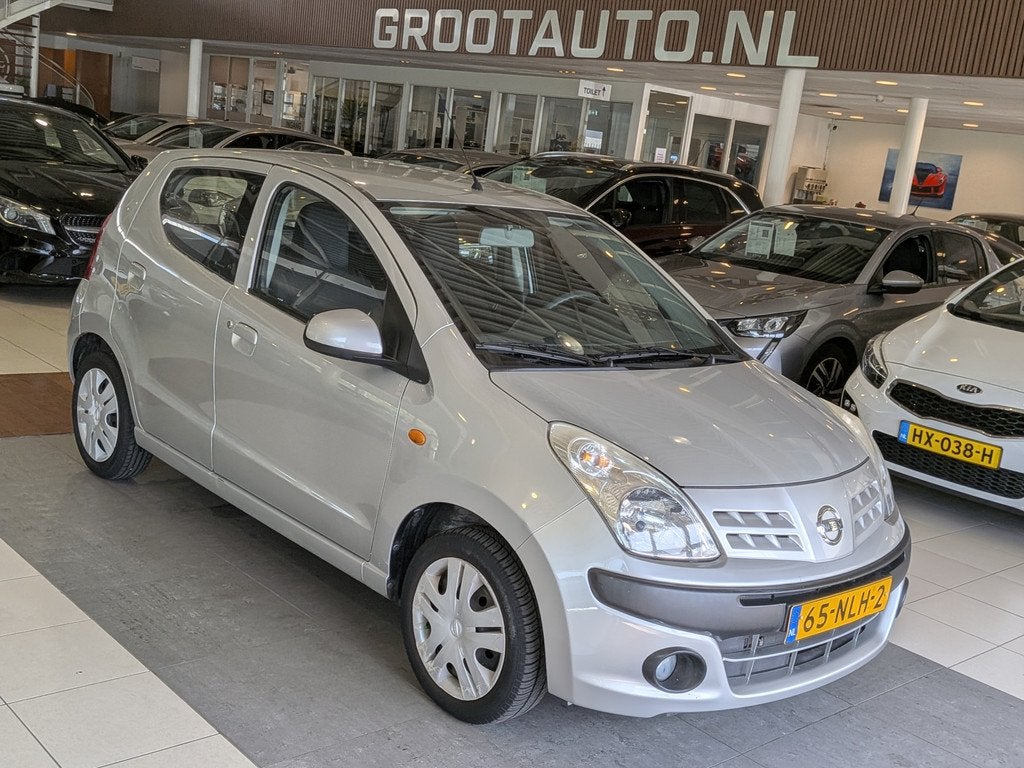 Nissan Pixo 1.0 Look NAP 35.446km, Airco, Stuurbekrachtiging, Auto's, Nissan, Voorwielaandrijving, Euro 5, Stof, Gebruikt