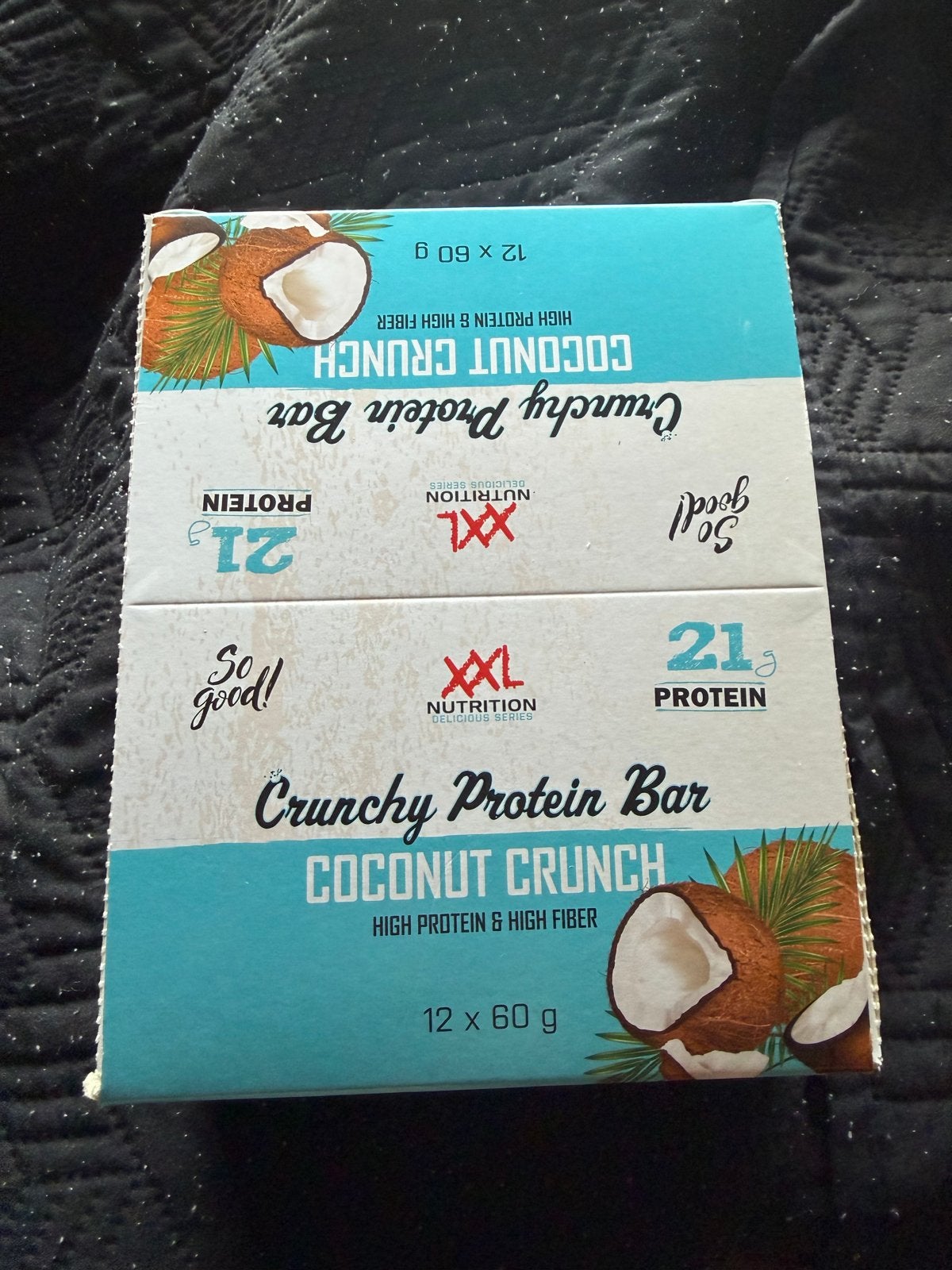 XXL Nutrition Crunchy Protein Bar Coconut12x60g Nieuw, Ophalen of Verzenden