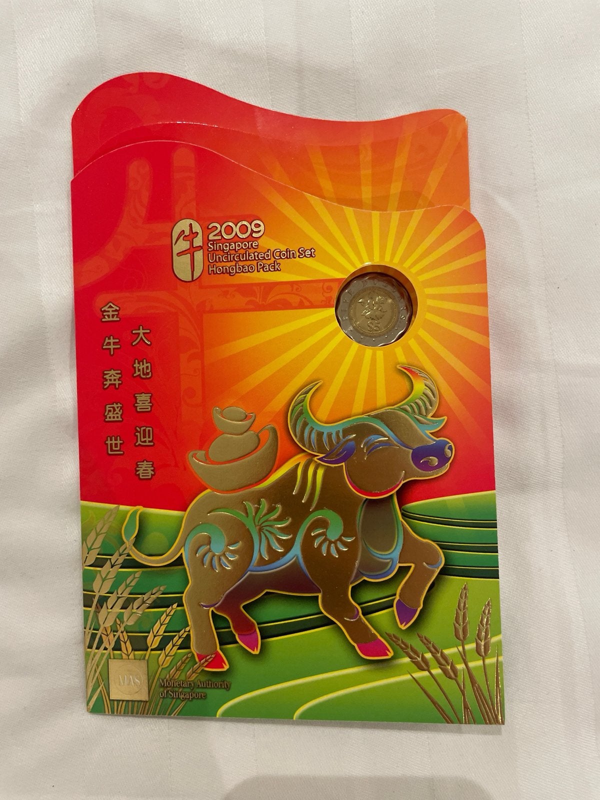 2009 Singapore Uncirculated Coin Set - Jaar van de Os, Ophalen of Verzenden, Zuidoost-Azië, Setje