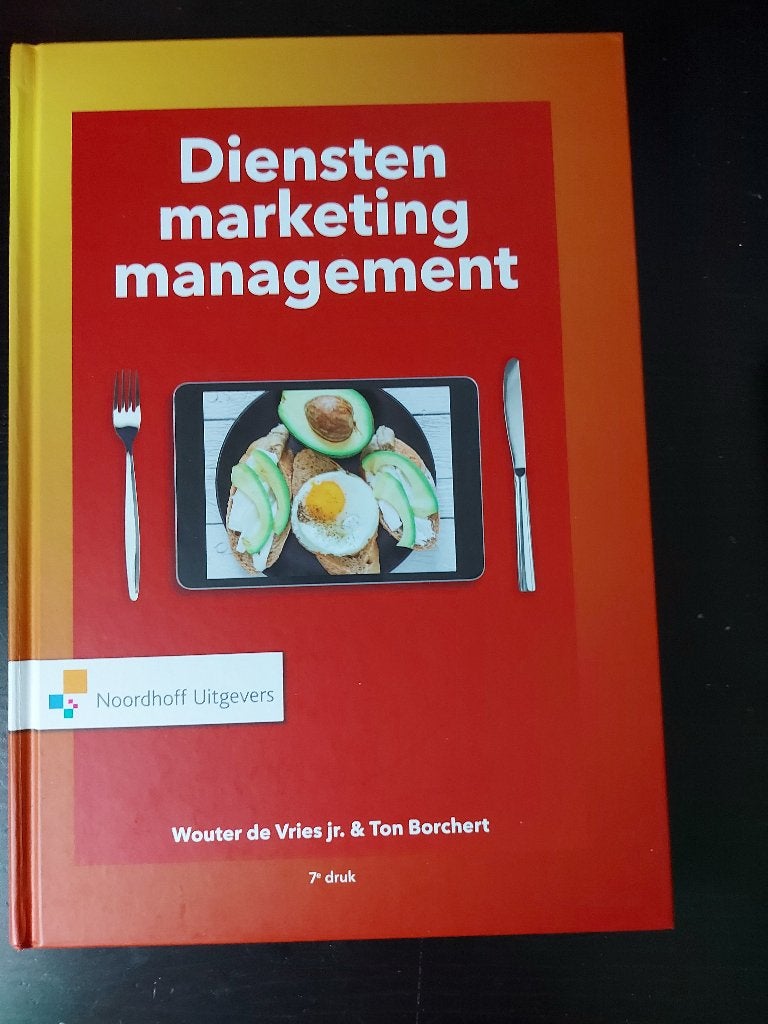 Dienstenmarketing management, Ophalen, Zo goed als nieuw, Management